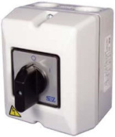 Sp�na� S32JPD 1103 A6 v kryte z plast. hmoty s �el.doskou a p��. pre IP 65 0123100