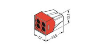 Svorka WAGO 4x1.5-4mm2 773-604 773-604