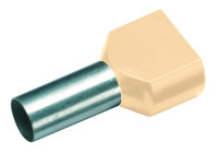 Dutinka 2x16/14 dvojit� lisovacia slonov� kos� balenie 100ks 182424