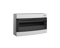 Skria NOARK PNS 18T 18-modul IP40 jednoradov, plast, povrchov biela, priehl.dvierka 101499