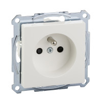 Z�suvka MERTEN  2P+PE 16A s clonk., pru�.sv., s krytom POLAR WHITE MTN2500-0319