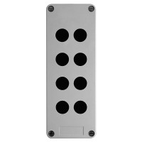 �katu�a XAPA2108  plastov�, 8 otvorov (2 rady), siv�, 85x226x83mm XAPA2108