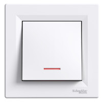 Sp�na� ASFORA 1/0So tla�idlo s orient.sign. biely EPH1600121