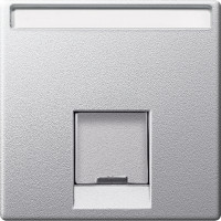 Kryt MTN465860 MERTEN M-Elegance pre z�suvku 1xRJ45 Actassi S-One - active aluminium MTN465860