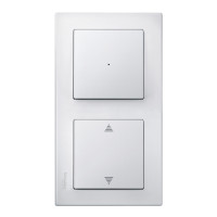 R�m�ek MTN478219 dvojn�sobn� pol. biela Merten M-SMART MTN478219