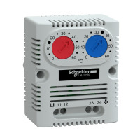 Termostat NSYCCOTHD dvojit 250V 0...60C, 1"Z" + 1"V NSYCCOTHD