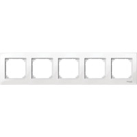R�m�ek MERTEN M-Plan  5-n�sobn� biely POLAR WHITE MTN515519