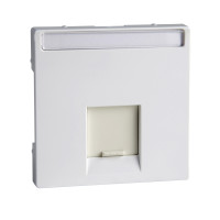 Kryt MERTEN System M  d�t.z�suvky 1xRJ45, ACTIVE biely MTN469825