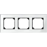 R�m�ek MTN404319 trojn�sobn� M-Elegance �iarivo biely, sklenen� MTN404319