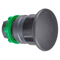 Hlavica ZB5AC2  ovl�dacia s hr�bom fi.40mm, vratn� pru�ina, �ierna ZB5AC2