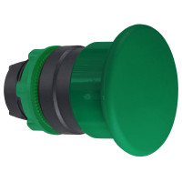 Hlavica ZB5AC3  ovl�dacia s hr�bom fi.40mm, vratn� pru�ina, zelen� ZB5AC3