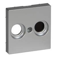 Kryt MERTEN M Elegance z�suvky R/TV+SAT aluminium MTN4122-0460