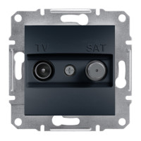 Z�suvka ASFORA TV-SAT koncov� 1dB  antracit EPH3400171