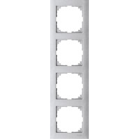R�m�ek MERTEN M-PURE  kryc� 4-n�sobn� ALUMINIUM MTN4040-3660