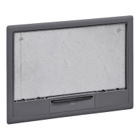 katua OPTILINE Altira 45x45  podlahov 8-modulov (4x2M), s mont.rmekmi, siv ISM50638