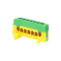 Most�k PE 7-F2 rozbo�ovac� zeleno-�lt� kryt�, 7x 16mm2, 230V 1202024