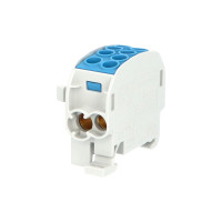 Svorka HLAK35/1 C N rozbo�ovacia, kryt�, modr�, 1-p�l, 2x25/2x35mm2, 125A 1000V 1310160