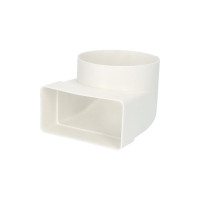 Koleno 521p plast.90�, prechod kruh.10cm-5,5x11cm 1916181