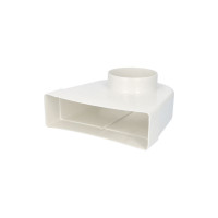 Koleno 822p plast.90�, prechod kruh.12,5cm-6x20,4cm 1916183