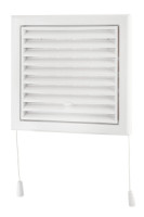 Mrie�ka MV 120VRs O12,5cm �tvorhrann�,plastov� ABS 187x187 s n�stavcom a regul�ciou 1907042