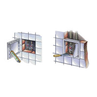 Dvierka D 200x300 rev�zne plastov� biele 1917005