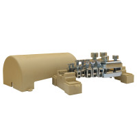 Svorkovnica EPS 2 ekvipotenci�lna plombovate�n� s krytom pre p�sovinu 30x4, vodi�e 2x 95mm2, 6x 16mm2, 4x 6mm2 I223507