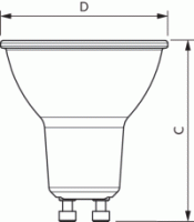 iarovka Corepro LEDspot 550lm GU10 5W 865 120D 308671 929002981402