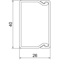 Kan�l WDK 25040 25x40x2000 parapetn�, 6191061 OBO