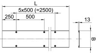 Kryt DF BKR20 FSAL 15x200x3000 pre BKR syst�m 6049183 OBO