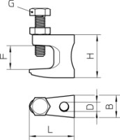 Svorka FL 1 0-17 mm nosn�kov�, 1488074 OBO