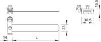 Svorka 927/2 p�skov� 3/8-4Z nerez 17,2-114mm 5057523