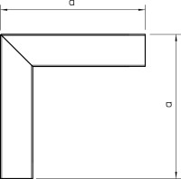Roh LKM/F 60100 60x100 mm plo�n�, pozinkovan� p�sovo 6249507 OBO