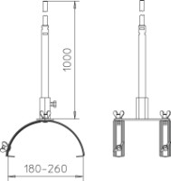 Driak F-FIX-132 + zachytvacia ty 110mm 5403330