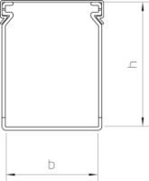 Kan�l LK4 60025 60x25x2000 prepojovac�, 6178028 Dahl