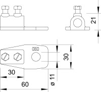 Dielec 280 8-10 koncov 60x30x20 Zn,G 5320011