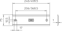 Kryt 1802/AH 10  pre pr�pojnice potencion�lneho vyrovn�vania, 5015884 OBO