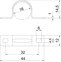 �chyt 605 16 mm, pozinkovan� galvanicky 1018167 OBO