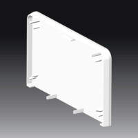 Kryt 8401HF HB  koncov pre kanl PK 90x55 D HF biely, bezhalognov 8595568925480