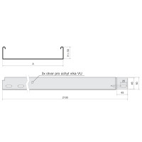 lab NKZIN 50x250x0,70 S kblov so spojkou perforovan 2,1m (Mars) 8595568903402