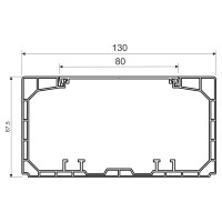 ab PK 130X65 D HD  parapetn dut biely 2m 8595568924704