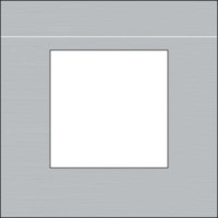 R�m�ek 250-76100 1-n�sobn� Pure STAINLESS STEEL on White 250-76100