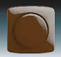 Kryt 3294A-A123 H stmieva�a, oto�n� ovladanie, s maticou hned� 3294A-A123 H