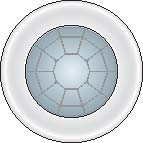 Senzor 350-20085  PIR 360�/230V IP65 zapusten� 350-20085