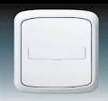 Sp�na� 3558A-80920 B zap�nac� komplet, 1/0, 1/0So IP44 biela 3558A-80920 B