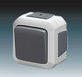 Sp�na� 3558N-C06540 S Pl. striedav� IP44, 6, priebe�n� mont� siv� 3558N-C06540 S