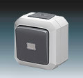 Sp�na� 3558N-C07511 S Pl. kr�ov� IP44, 7So ( 3558-07601 S ) siv� 3558N-C07511 S