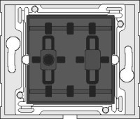 Sp�na� 410-00001  Tla�idlo BUS Rf 2bodov� 868,3 MHz 410-00001