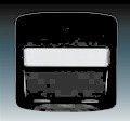 Kryt 5013A-A00215 N z�suvky dvojn�sobnej tel. ( pre 5013U ) �ierna 5013A-A00215 N
