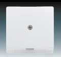 Kryt SWING 5013G-A00213 B1 z�suvky jednon�sobnej telefonnej leskl� biela 5013G-A00213 B1