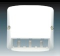 Kryt 5014A-A00410 B pre prvky Panduit Mini-Com biela 5014A-A00410 B